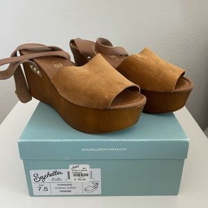 Seychelles Suede Wedge Sandal